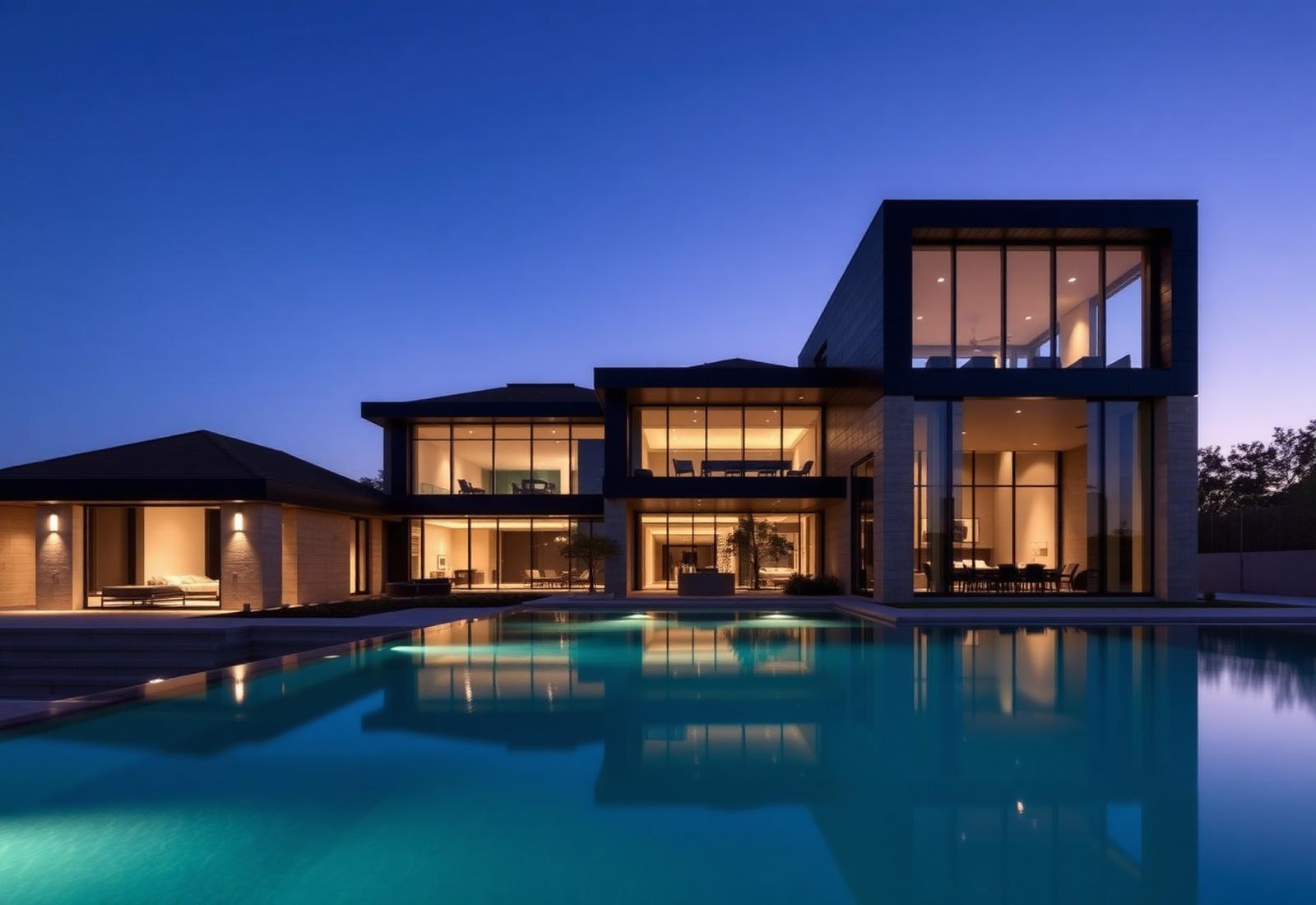Glass & Limestone Modernist
